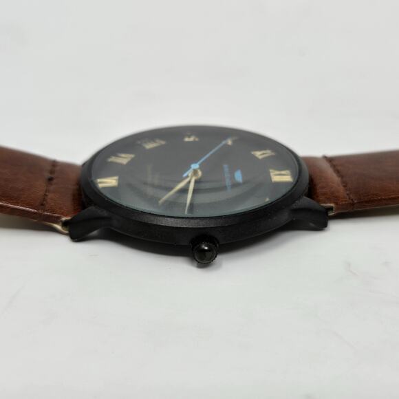 Men's Fashion Watch Lot of 5 Wrist Society Wonder Gonera Brigada Silver Leather - Picture 9 of 16